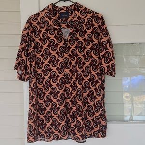 Scotch & Soda Mens Short Sleeve Button Down